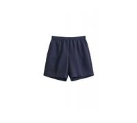 Gant - Short Relax Ample en Lin Mélangé à Enfiler - Femme - Shorts - Bleu - Taille: 38 FR