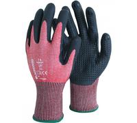 Gant nitrile mousse Coupure D SupportPEHD Pictos nitrile sur la paume - SINGER - PHD5RED T10