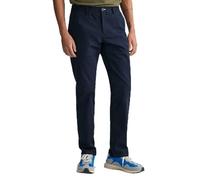 GANT Slim Tech Prep Chinos Pantalon, Marine, 32W x 32L Homme