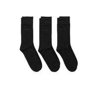 GANT Soft Cotton Socks 3-Pack, Chaussettes Homme, Black, Standard