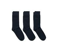 GANT Soft Cotton Socks 3-Pack Chaussettes, Marine, Standard Homme