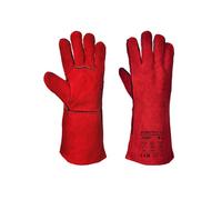gant soudeur - taille m - rouge - portwest