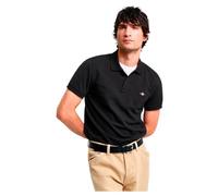 GANT SS Polo À Manches Courtes en Piqué Shield Slim, Black, XXL Homme