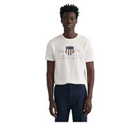 Gant Archive Shield Regular Fit Short Sleeve T-shirt Blanc XL Homme