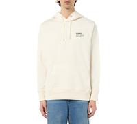GANT Sweat à Capuche pour Homme avec Motif Script, crème, M