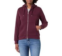 Gant Sweat à Capuche zippé Reg Tonal Shield pour Femme, Plum Wine, M