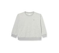 GANT Sweat-Shirt à col en C pour Femme, Gris Clair chiné, XXL