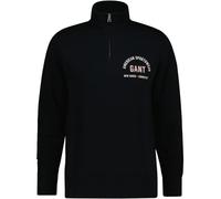 Gant Sweat-Shirt à Demi-Fermeture éclair pour Homme, Noir, M