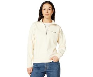 Gant Sweat-Shirt à Demi-Fermeture éclair Script pour Femme, crème, L