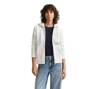 Sweatshirt à capuche régulière zipée femme Gant Tonal Shield Blanc XS