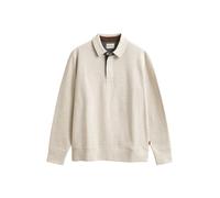 Vêtements GANT Light Sacker Rib Ls Polo pour Homme M Beige