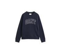 GANT Sweat-shirt bleu foncé / blanc, Taille S