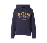 GANT Sweat-shirt bleu foncé / jaune / blanc, Taille XS