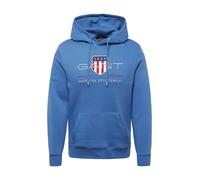 GANT Sweat à Capuche Reg Archive Shield Sweatshirt, Bleu (Vintage Blue), L Homme