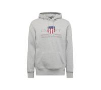 Sweat à capuche Gant Archive Shield gris - XXL