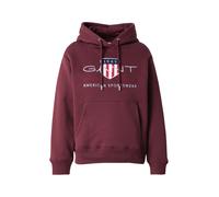 GANT Sweat-shirt bleu marine / gris clair / lie de vin / blanc, Taille S