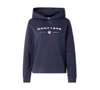 GANT Sweat-shirt bleu marine / rouge feu / blanc, Taille XS