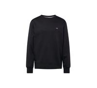 GANT Sweat à col C REG Shield pour Homme, Noir, Standard, Noir, L