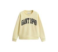 GANT Sweat-shirt jaune clair / noir, Taille M