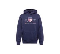 GANT Sweat-shirt marine / gris clair / rouge / blanc, Taille XS