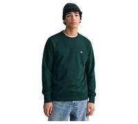GANT Sweat-shirt gris argenté / sapin / rouge, Taille M