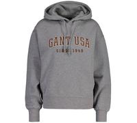 GANT Sweatshirt Femme - D1. USA Hoodie, Pull À Capuche, Broderie Logo