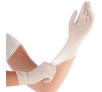 Gant synthétique Elastic, L, sans poudre, blanc