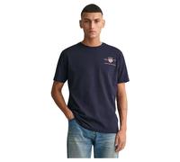 GANT T-shirt Reg Archive Shield Emb manches courtes Bleu XL Homme