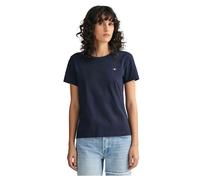 Gant Shield Regular Fit Short Sleeve T-shirt Bleu XL Femme