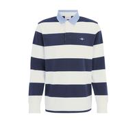 GANT T-Shirt bleu marine / bleu clair / blanc, Taille XL