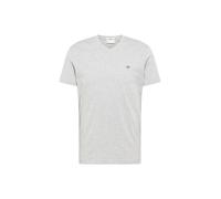 Gant Shield Short Sleeve V Neck T-shirt Gris S Homme