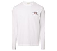 Gant Reg Medium Archive Shield Long Sleeve T-shirt Blanc S Homme