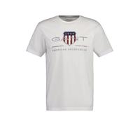 Gant Archive Shield Regular Fit Short Sleeve T-shirt Blanc L Homme