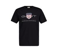GANT T-shirt Bouclier d'archive Homme 100% coton manches courtes Noir XL