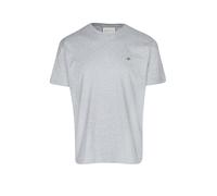 GANT T-shirt REG Shield SS Regular Fit manches courtes gris chiné XL Homme