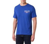 GANT T-Shirt Graphic SS, Bleu, M
