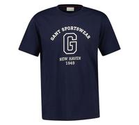 GANT T-Shirt Graphic SS pour Homme, Bleu Nuit, XXL
