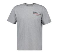 GANT T-Shirt Graphic SS pour Homme, Gris, L