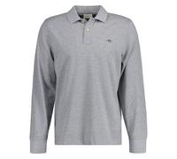 Gant Reg Shield Rugger Long Sleeve Polo Gris L Homme