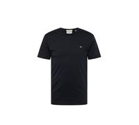 GANT SS Shirt À Manches Courtes Shield Coupe Slim, Black, XXL Homme