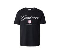 GANT T-Shirt marine / rouge foncé / noir / blanc, Taille L