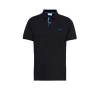 Gant Reg Contrast Rugger Short Sleeve Polo Noir M Homme