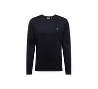 GANT LS Shirt À Manches Longues Reg Shield, Black, S Homme