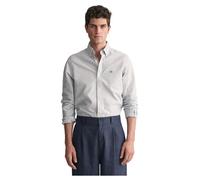 GANT T-Shirt Slim Oxford Banker Stripe, Bleu de Perse, M