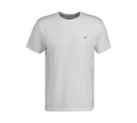 GANT T-Shirt Slim Shield SS pour Homme, Blanc, L