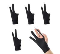 Gant tablette graphique avec bande de maintien, 4 pièces, taille 21,5 x 9 cm, pour dessin numérique, protection contre les erreurs de contact, confort et réduction de friction