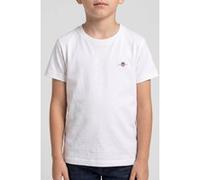 GANT Teen Unisex Shield Ss T-shirt White Taille: 170 | Chemises Outlet | kids | Blanche
