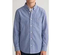 GANT Teen Unisex Striped Shield Poplin Shirt College Blue Taille: 146/152 | Chemises Outlet | kids | Bleu