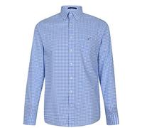 GANT The Broadcloth Gingham Reg BD, Chemise Casual Homme, Bleu (Capri Blue 468), Medium