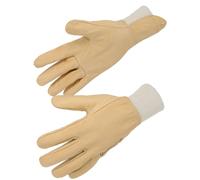 Gant tout fleur de bovin beige Protège-artère en cuir - SINGER - 50EFBBC T9